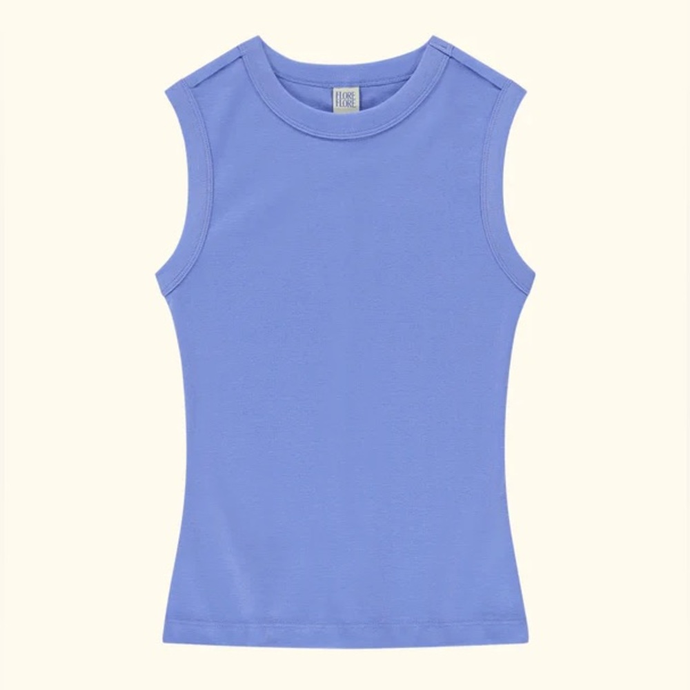 FLORE FLORE Esmé Tank in Flore Blue